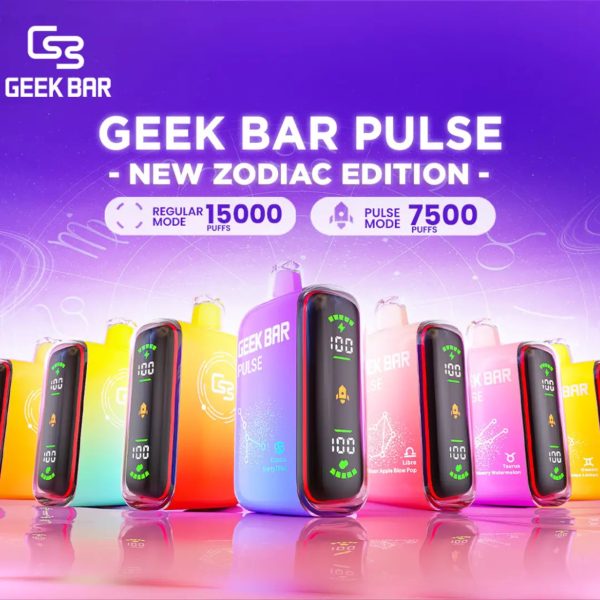 GEEK BAR PULSE DISPOSABLE VAPE | 15000 PUFFS | 5% NICOTINE