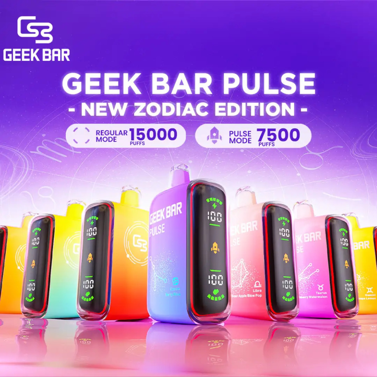 GEEK BAR PULSE DISPOSABLE VAPE | 15000 PUFFS | 5% NICOTINE