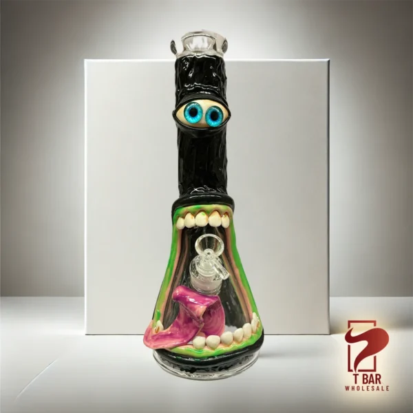 14″ 3D Cyclops Monster Glass Bong | Bold, Creepy & Built to Rip