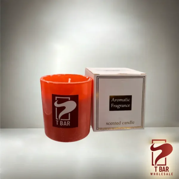 T BAR Aroatic Fragrance Scented Candle - Orange